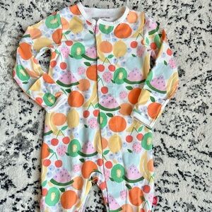 Magnetic me “fruit of the womb” modal magnetic footie 0-3 months